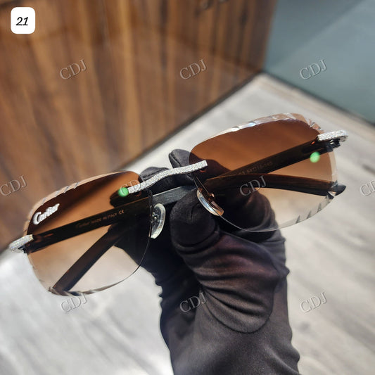 Custom Diamond Glasses