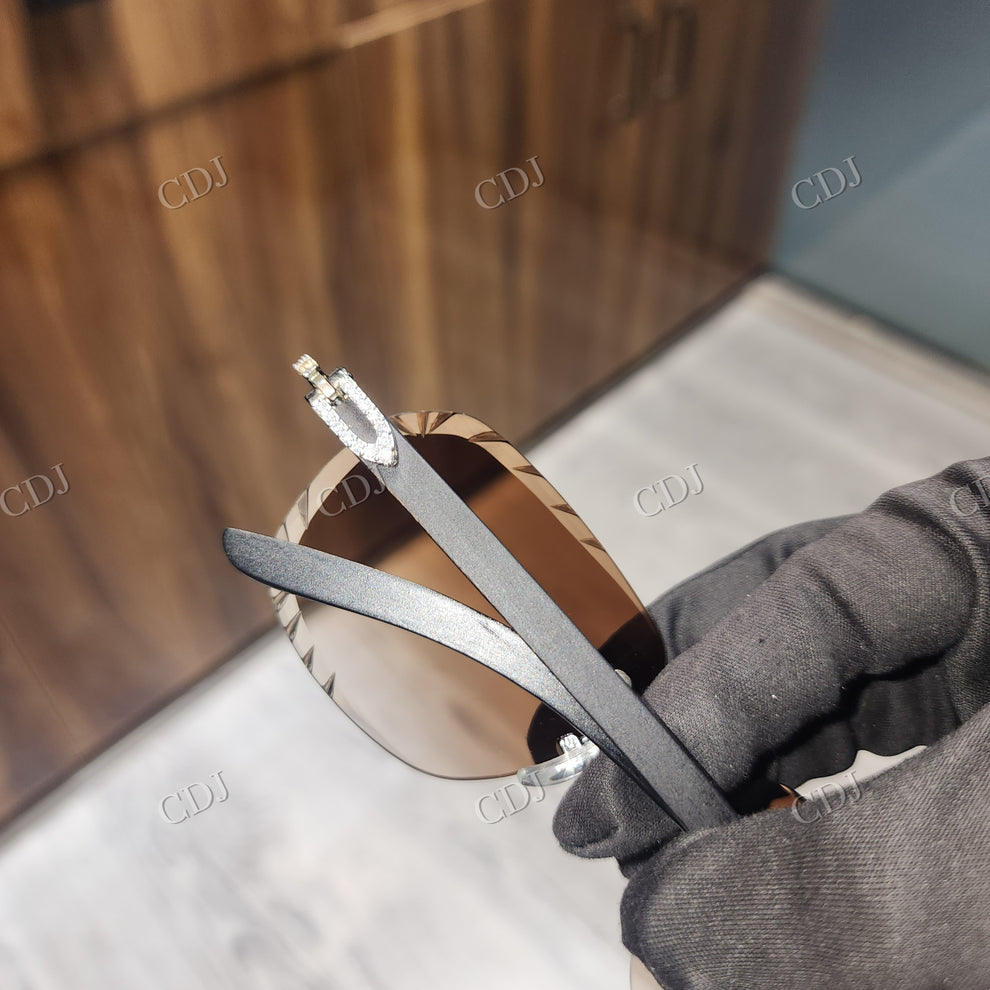 Custom Diamond Glasses