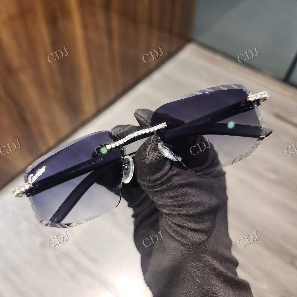 Custom Diamond Glasses