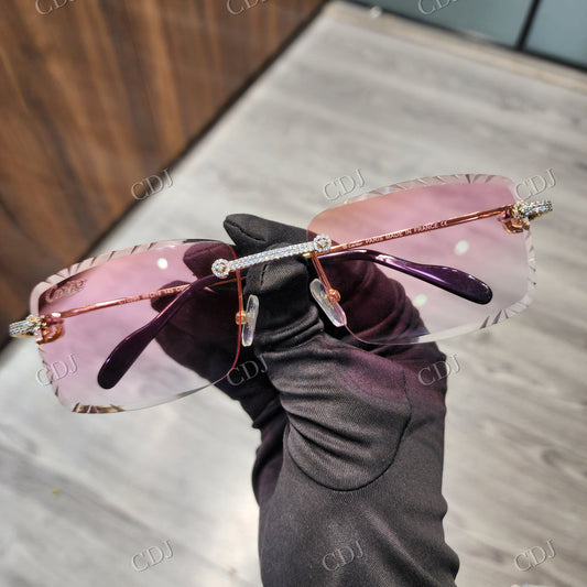 Custom Diamond Glasses