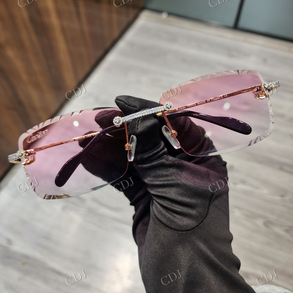 Custom Diamond Glasses