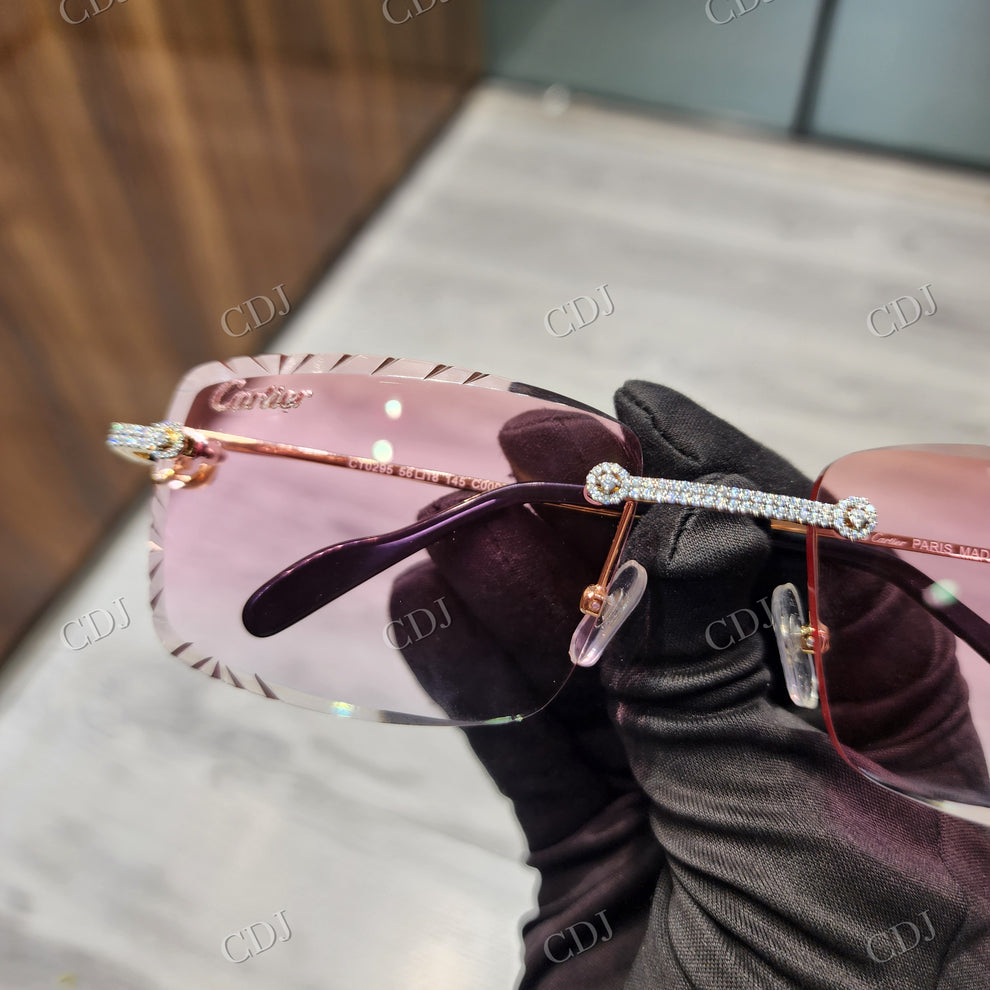 Custom Diamond Glasses