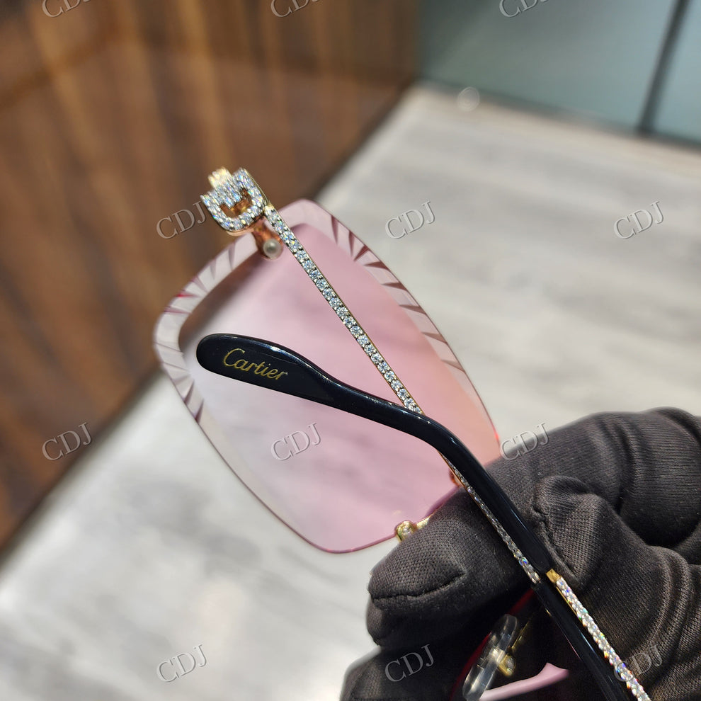 Custom Diamond Glasses