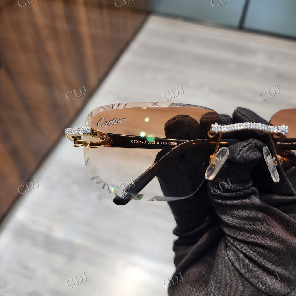 Custom Diamond Glasses