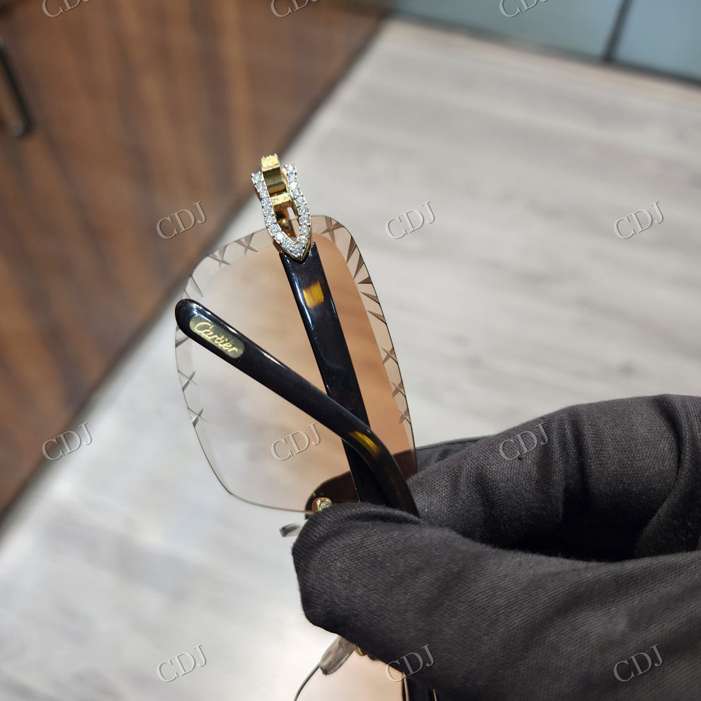 Custom Diamond Glasses