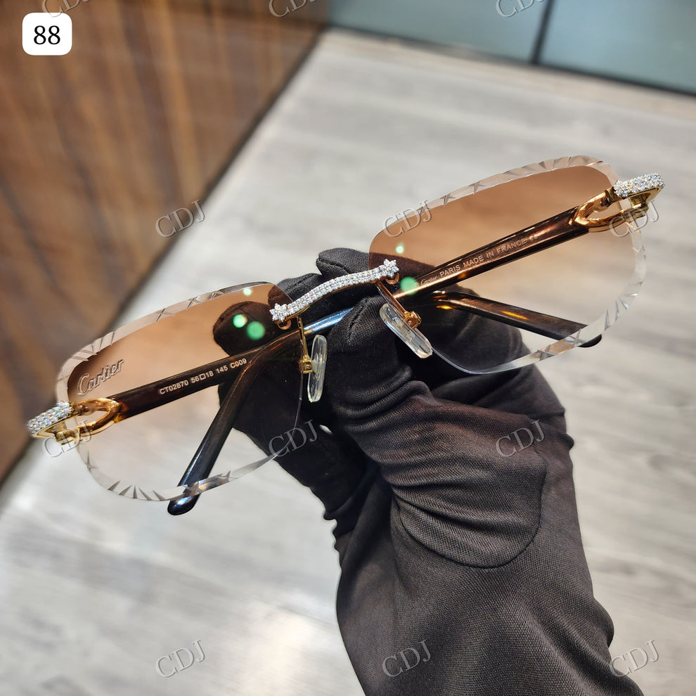 Custom Diamond Glasses