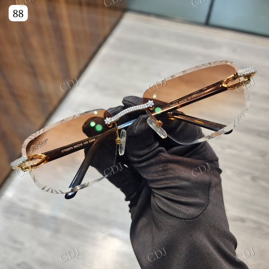 Custom Diamond Glasses