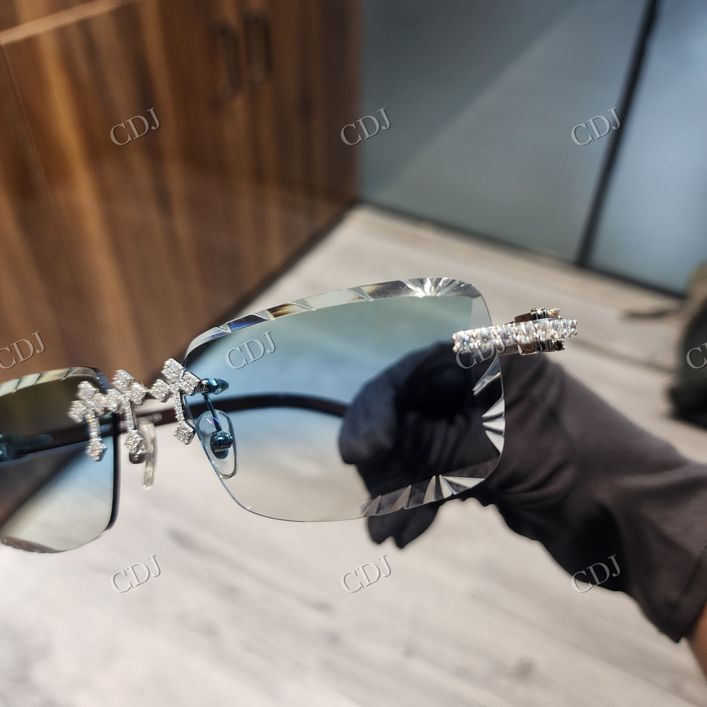 Custom Diamond Glasses