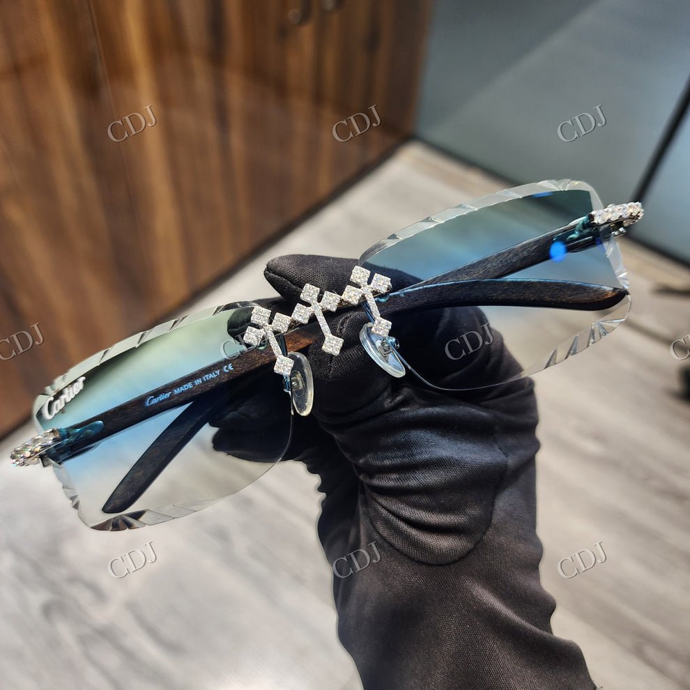 Custom Diamond Glasses