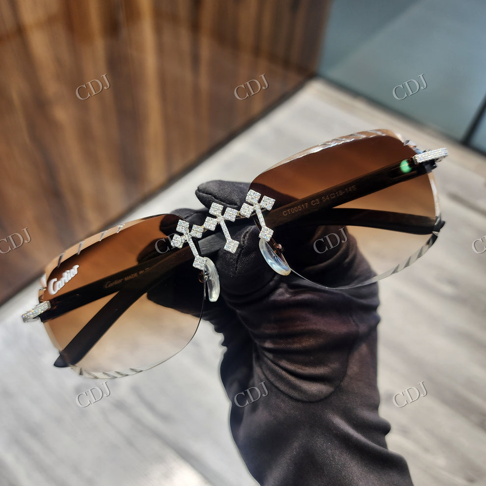 Custom Diamond Glasses