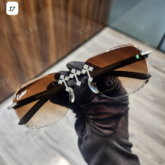Custom Diamond Glasses