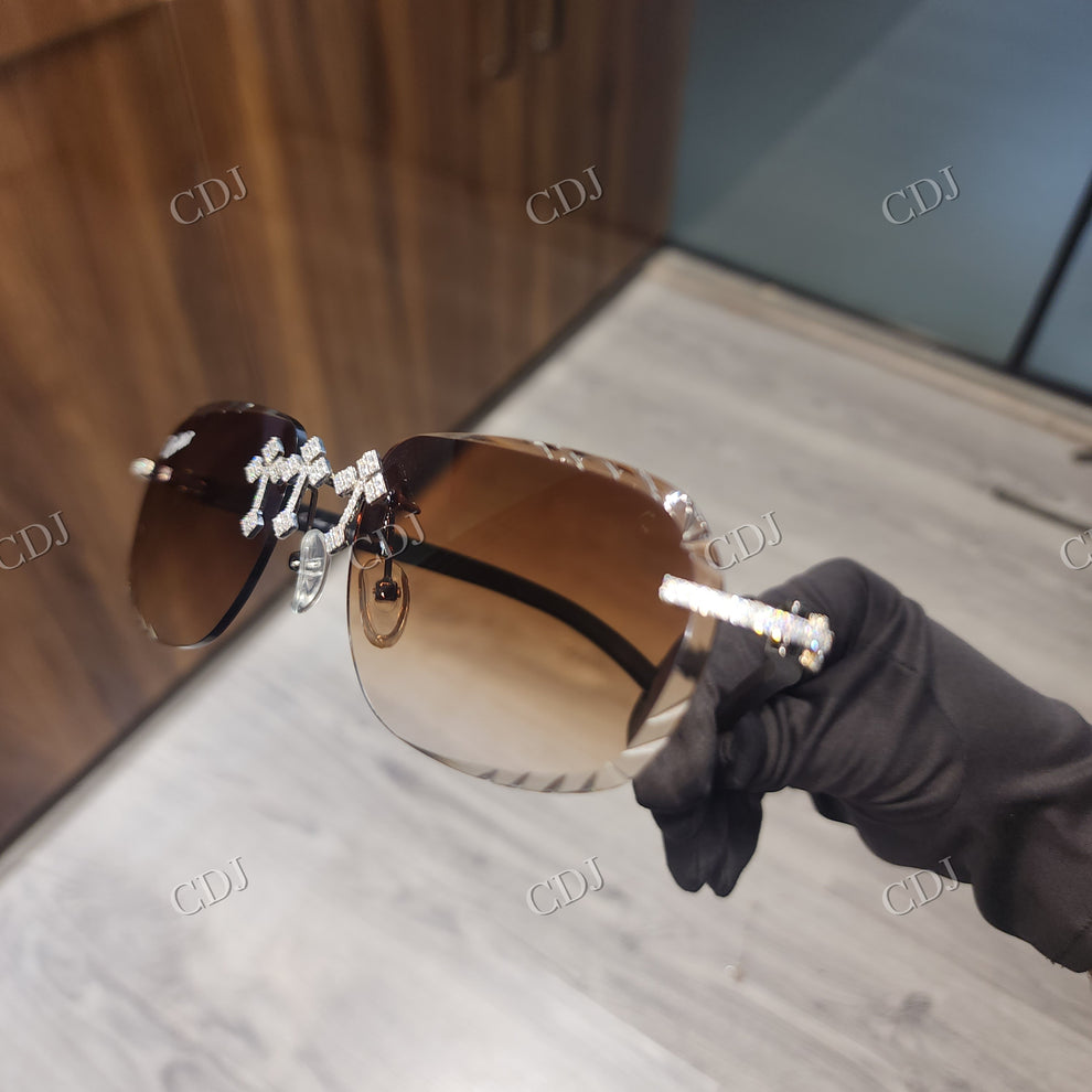 Custom Diamond Glasses