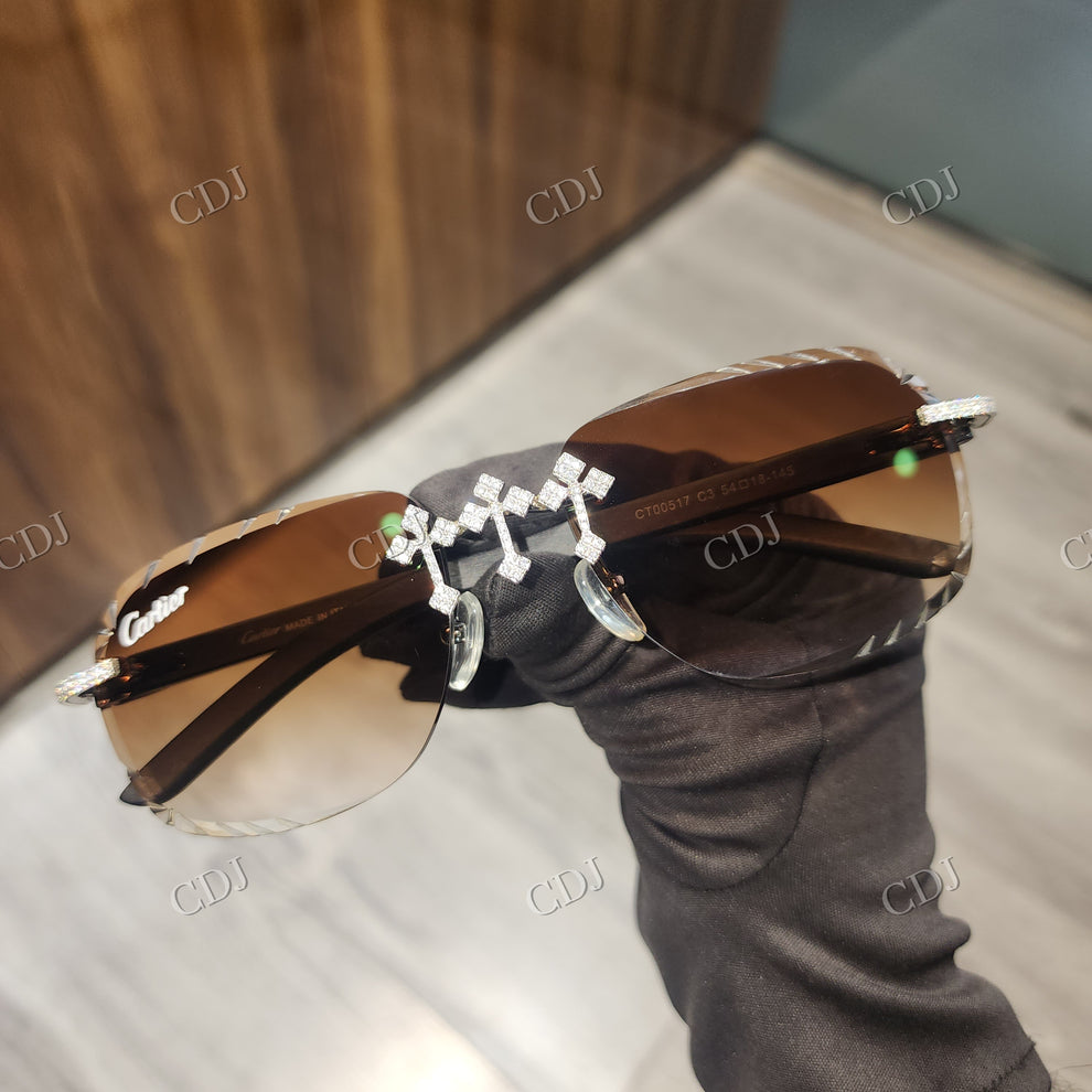 Custom Diamond Glasses