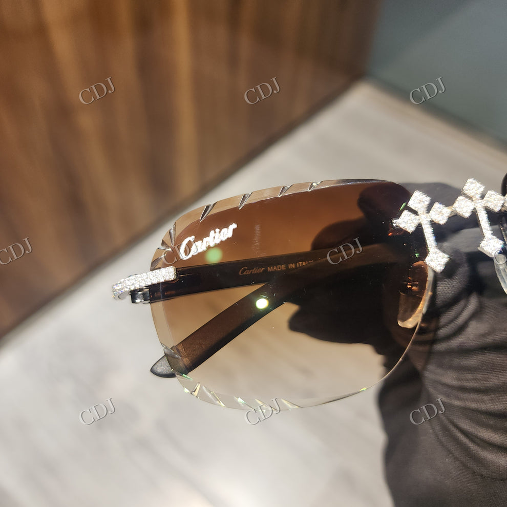 Custom Diamond Glasses