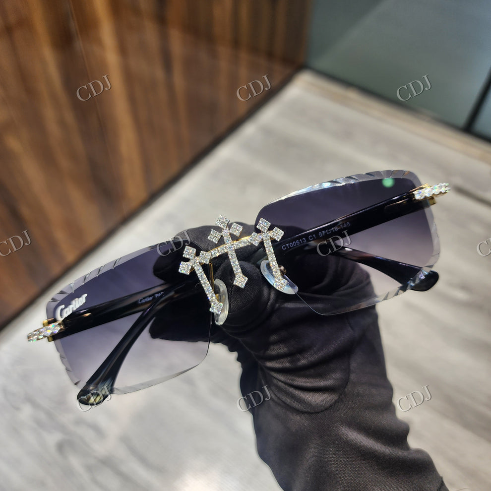 Custom Diamond Glasses