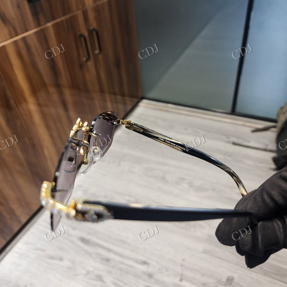Custom Diamond Glasses