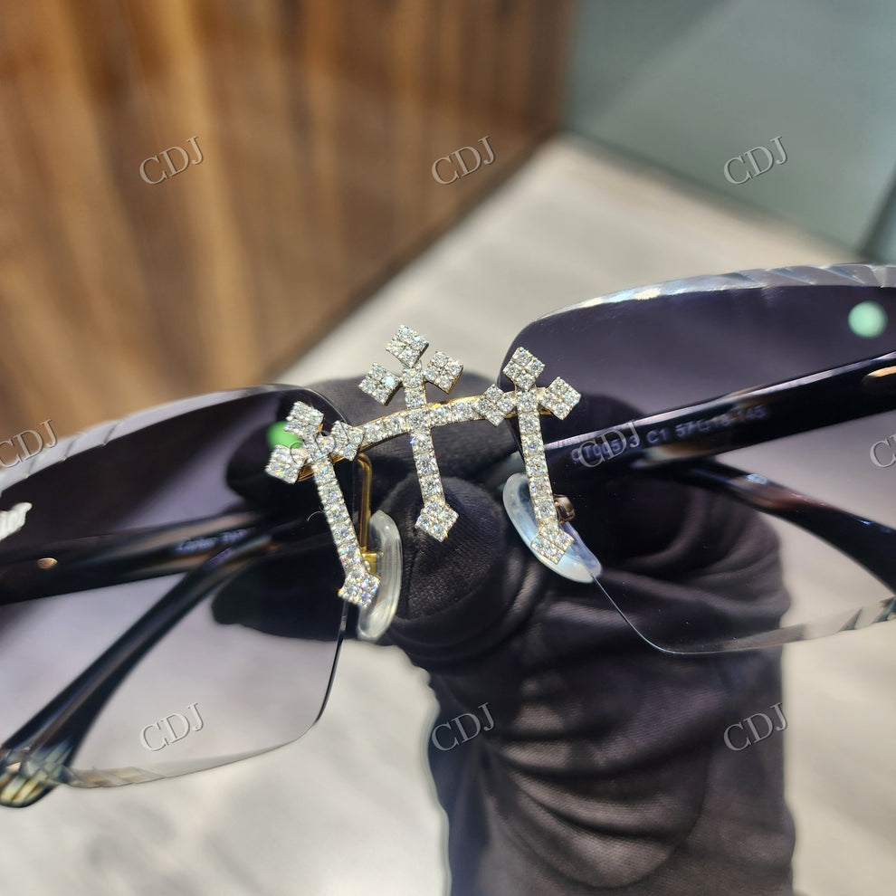 Custom Diamond Glasses