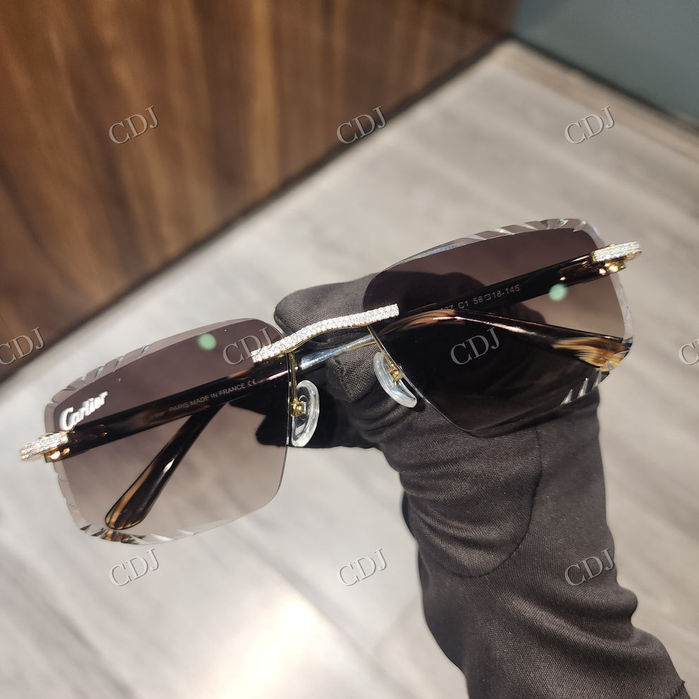 Custom Diamond Glasses