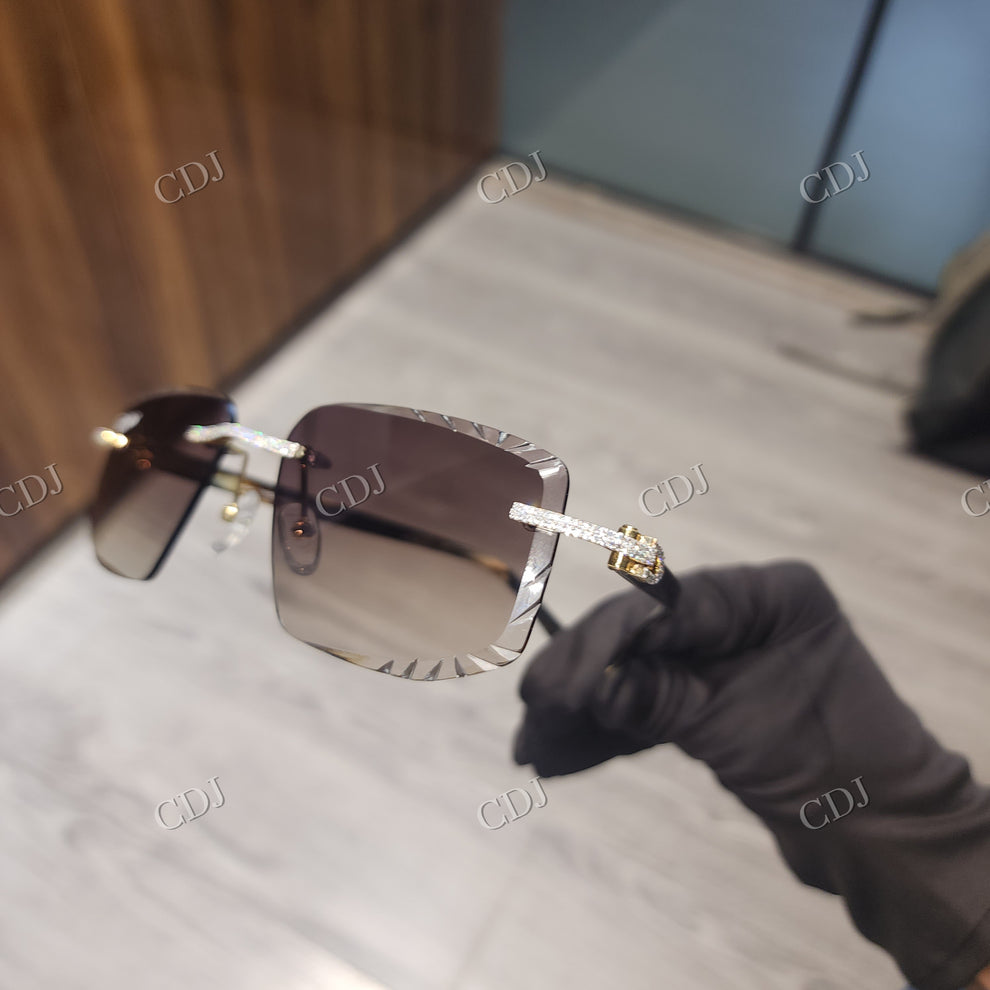 Custom Diamond Glasses