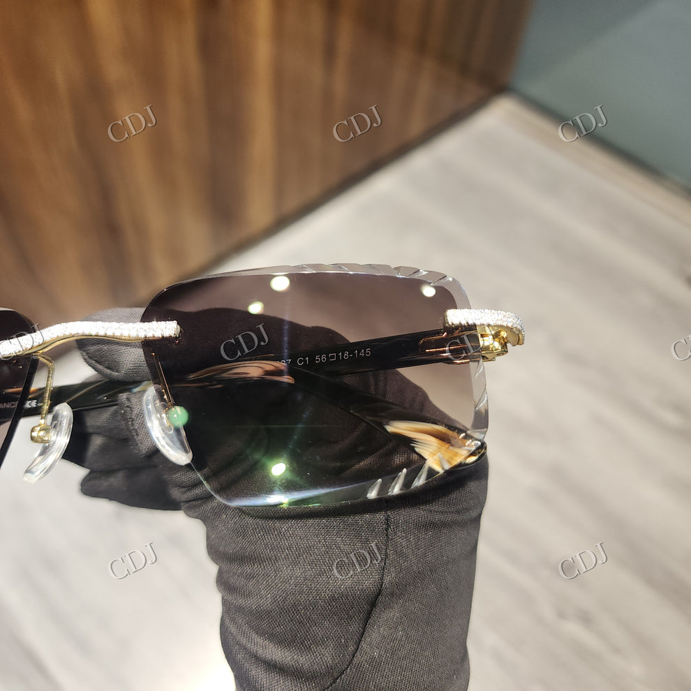 Custom Diamond Glasses