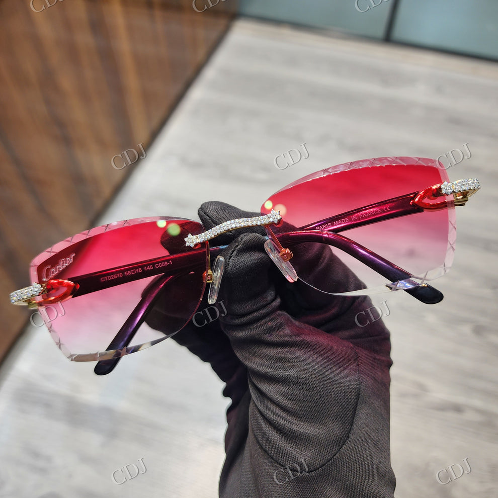Custom Diamond Glasses