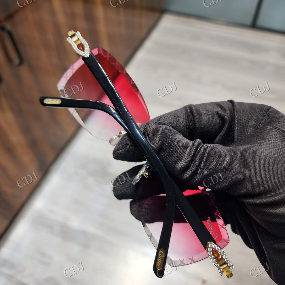 Custom Diamond Glasses