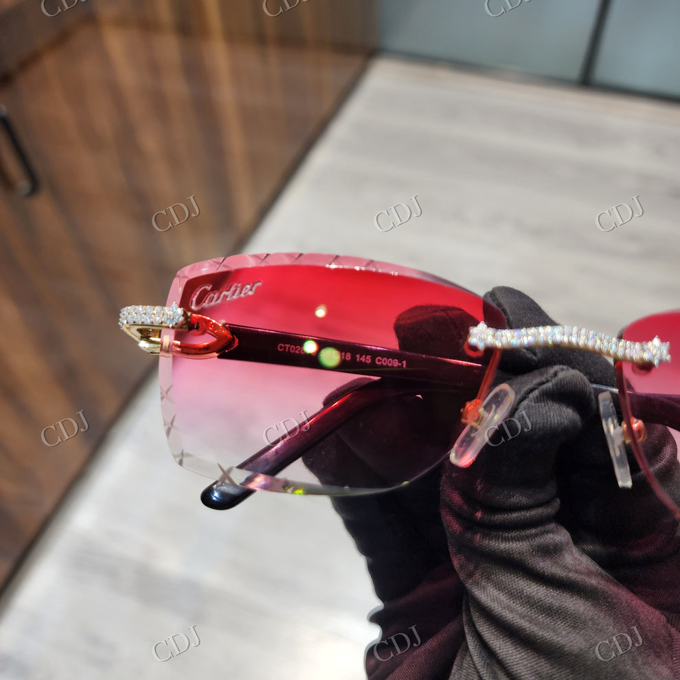 Custom Diamond Glasses