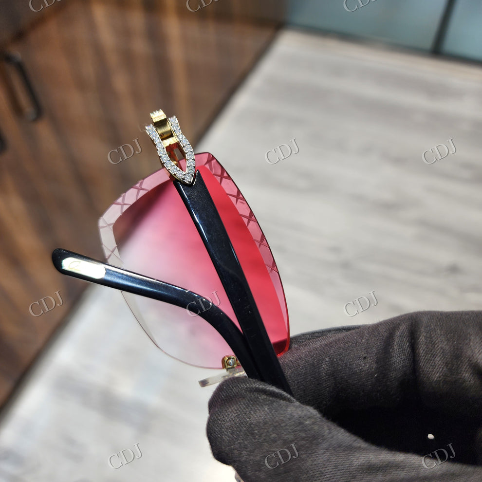 Custom Diamond Glasses
