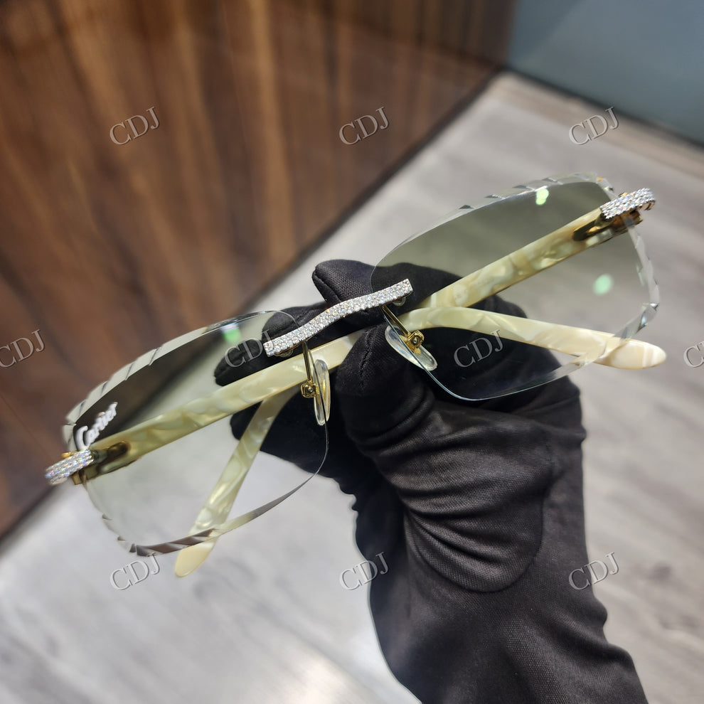 Custom Diamond Glasses