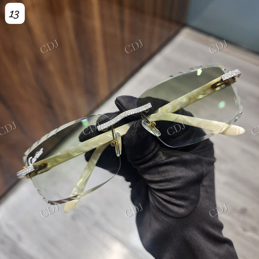 Custom Diamond Glasses