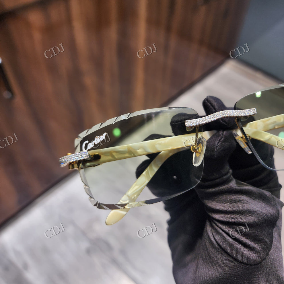 Custom Diamond Glasses