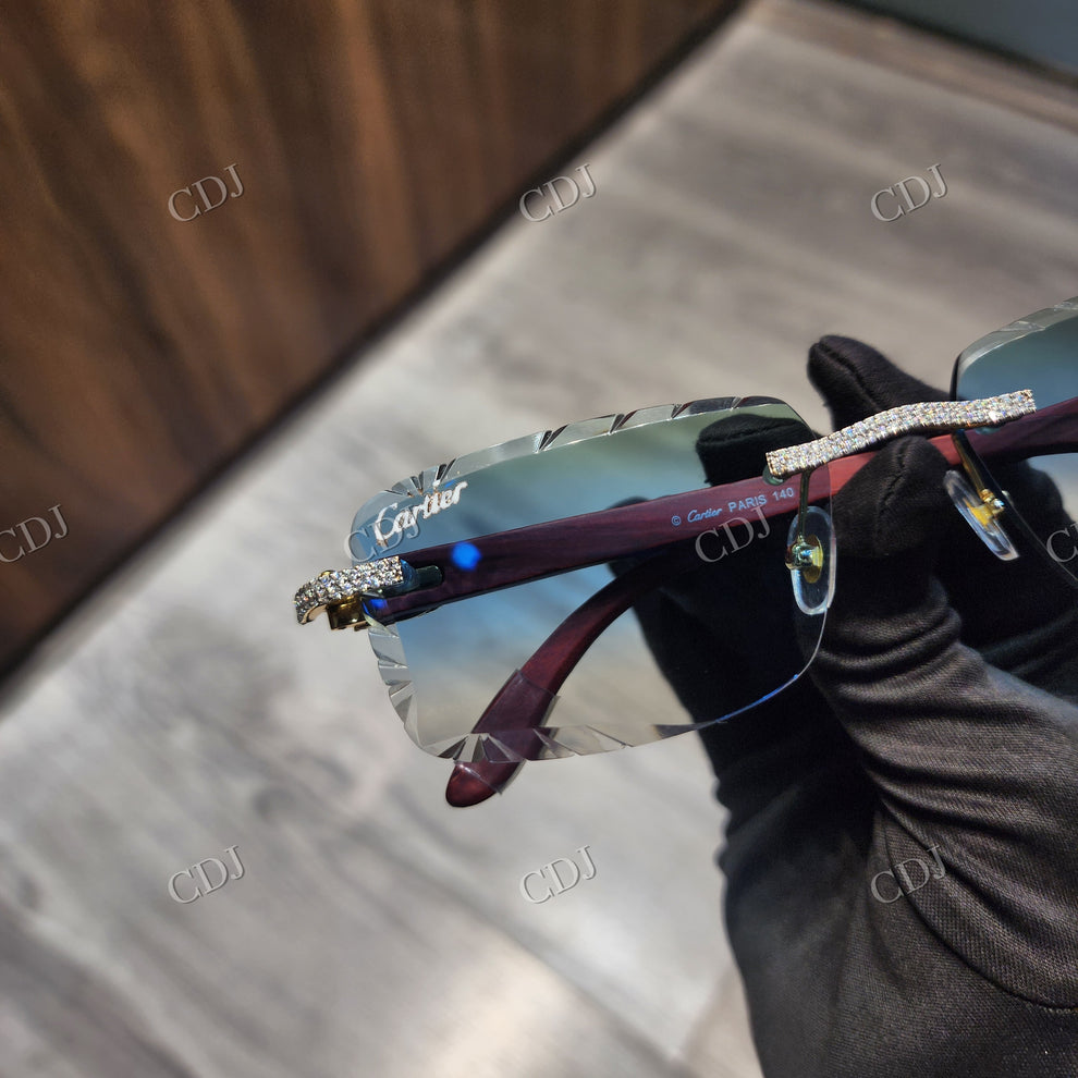 Custom Diamond Glasses