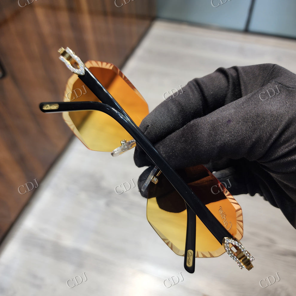 Custom Diamond Glasses