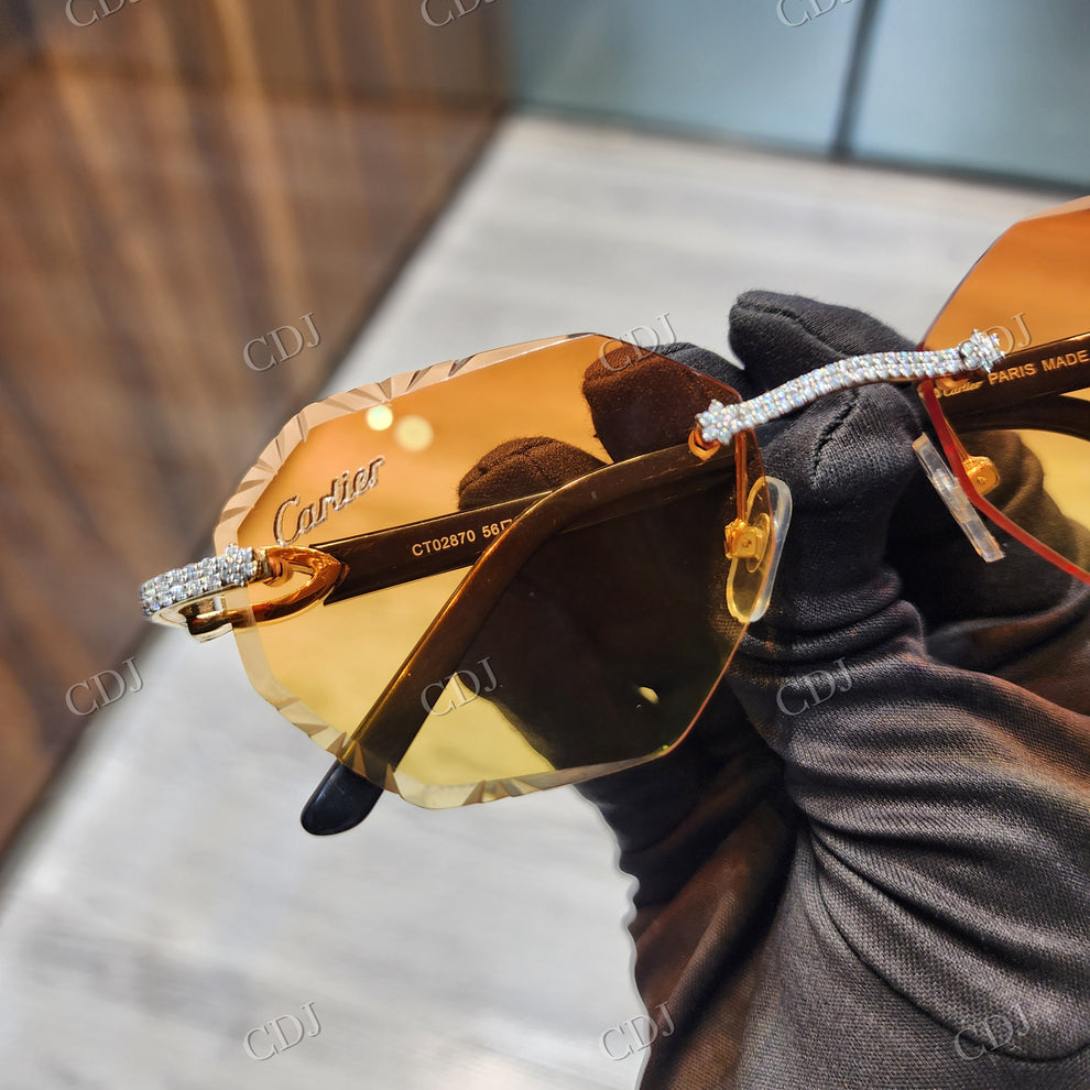 Custom Diamond Glasses