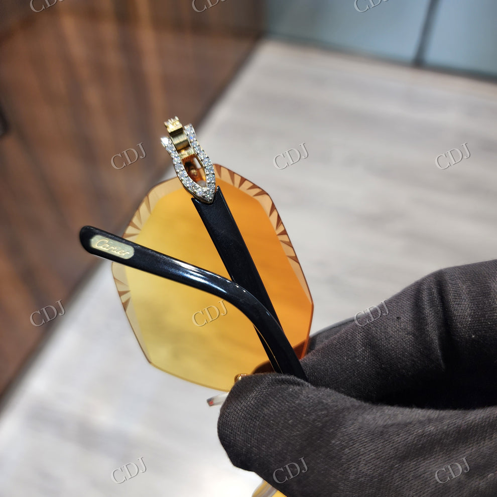 Custom Diamond Glasses