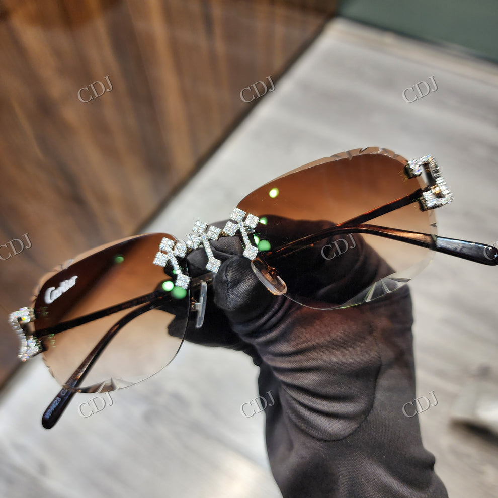 Custom Diamond Glasses