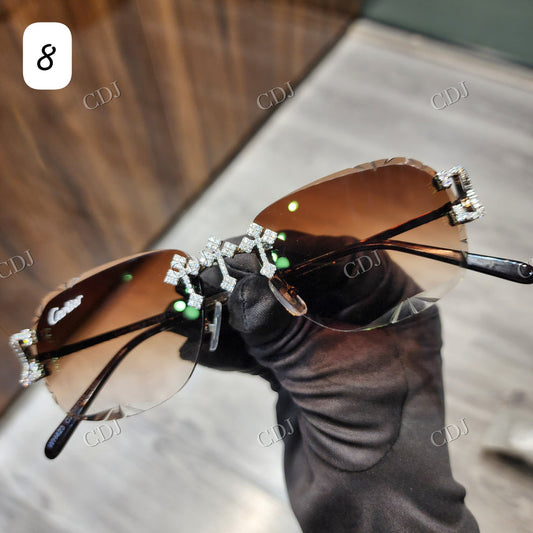 Custom Diamond Glasses