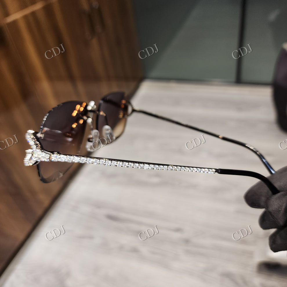 Custom Diamond Glasses