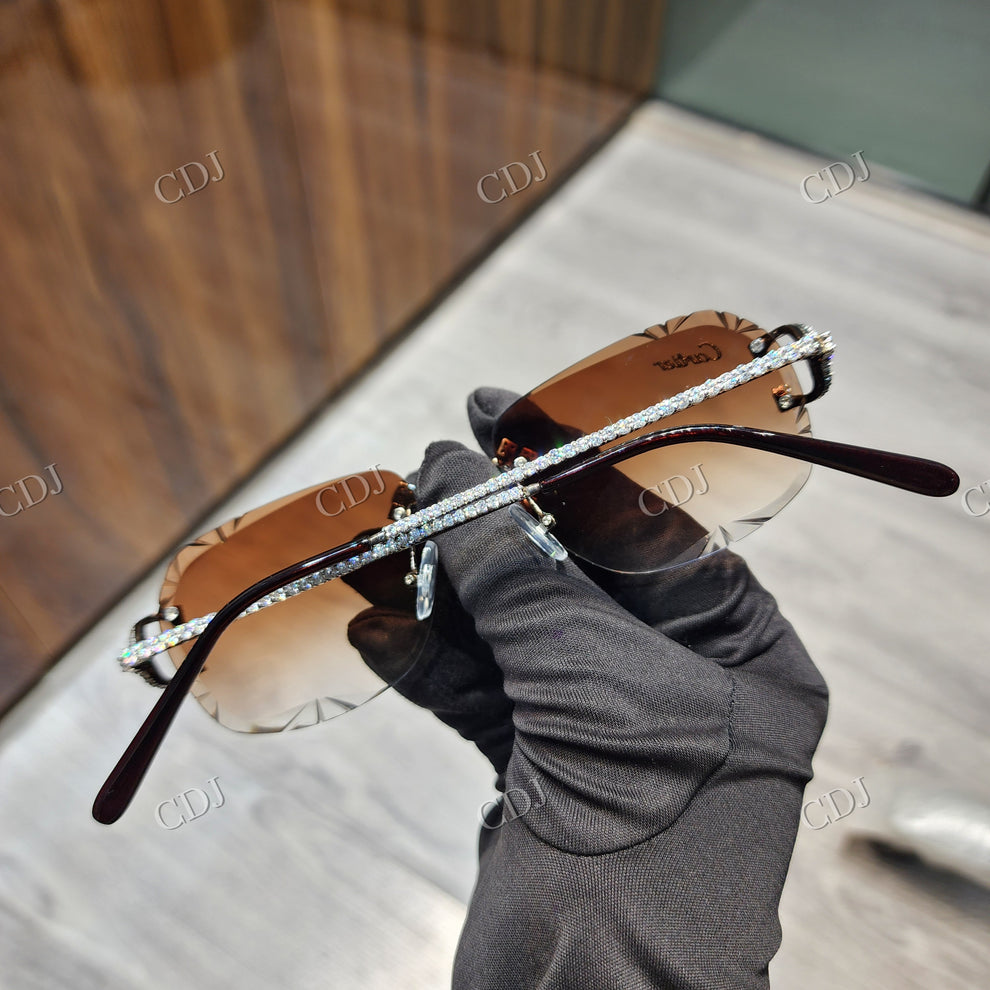 Custom Diamond Glasses