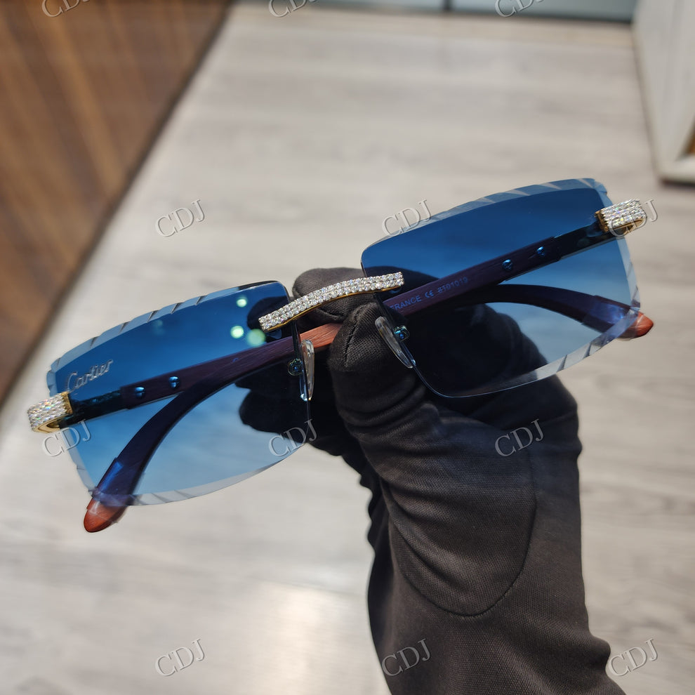 Custom Diamond Glasses
