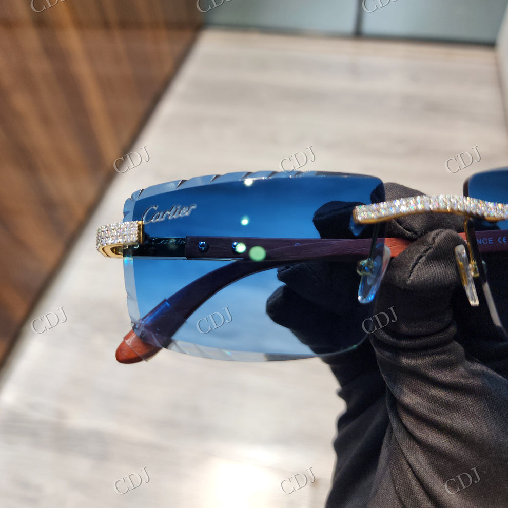 Custom Diamond Glasses