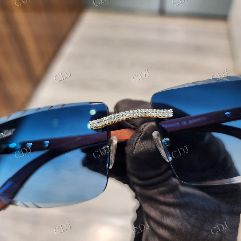 Custom Diamond Glasses