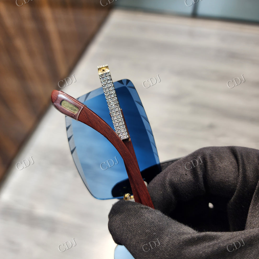 Custom Diamond Glasses