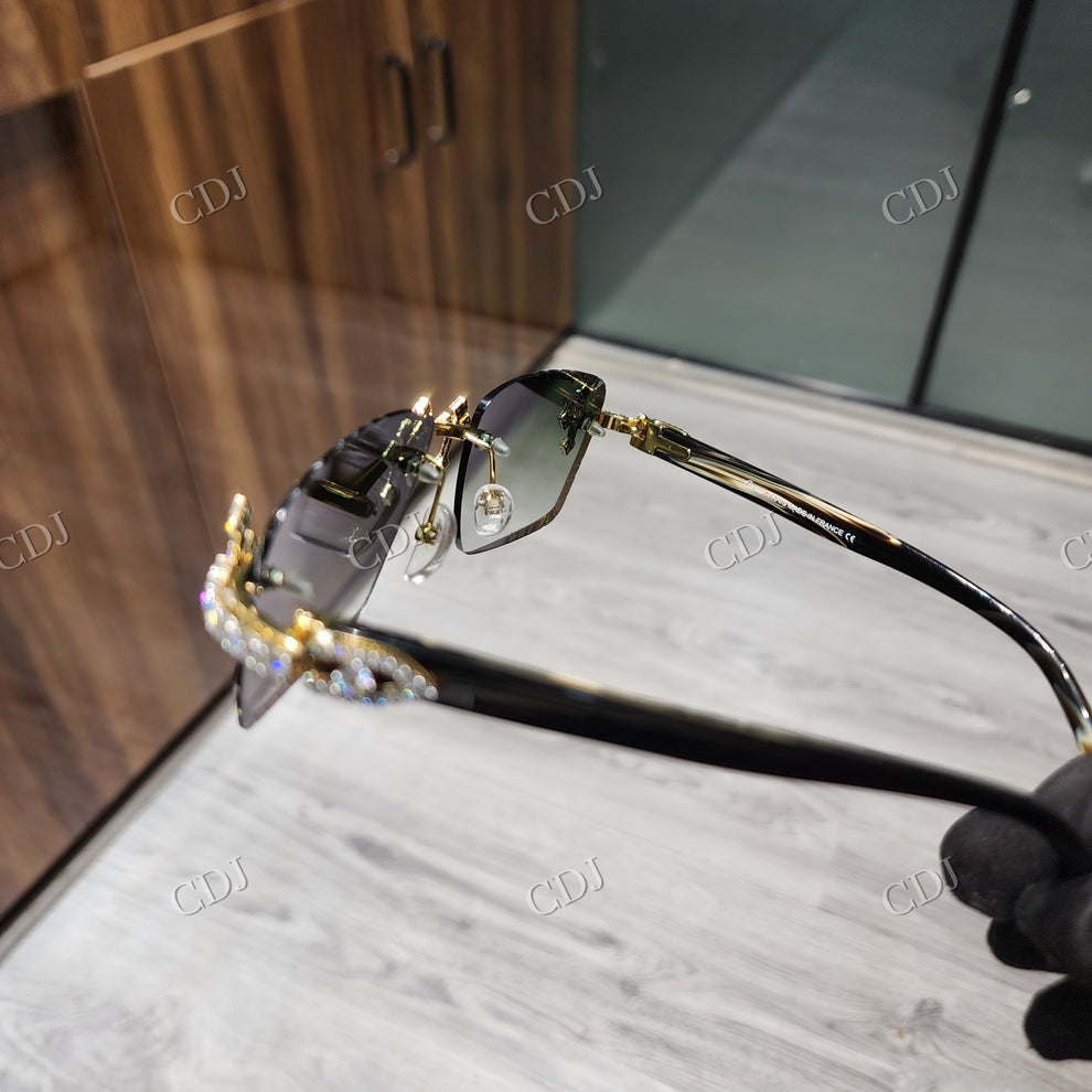 Custom Diamond Glasses