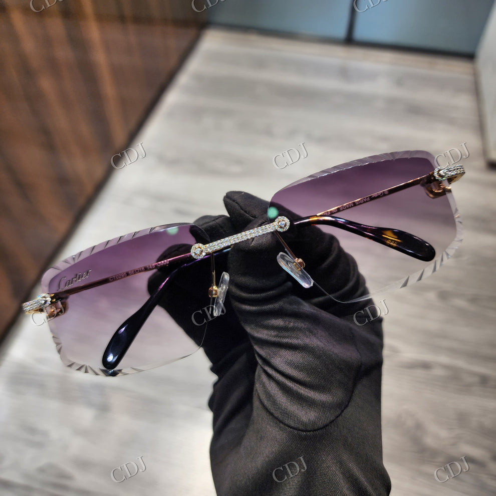 Custom Diamond Glasses