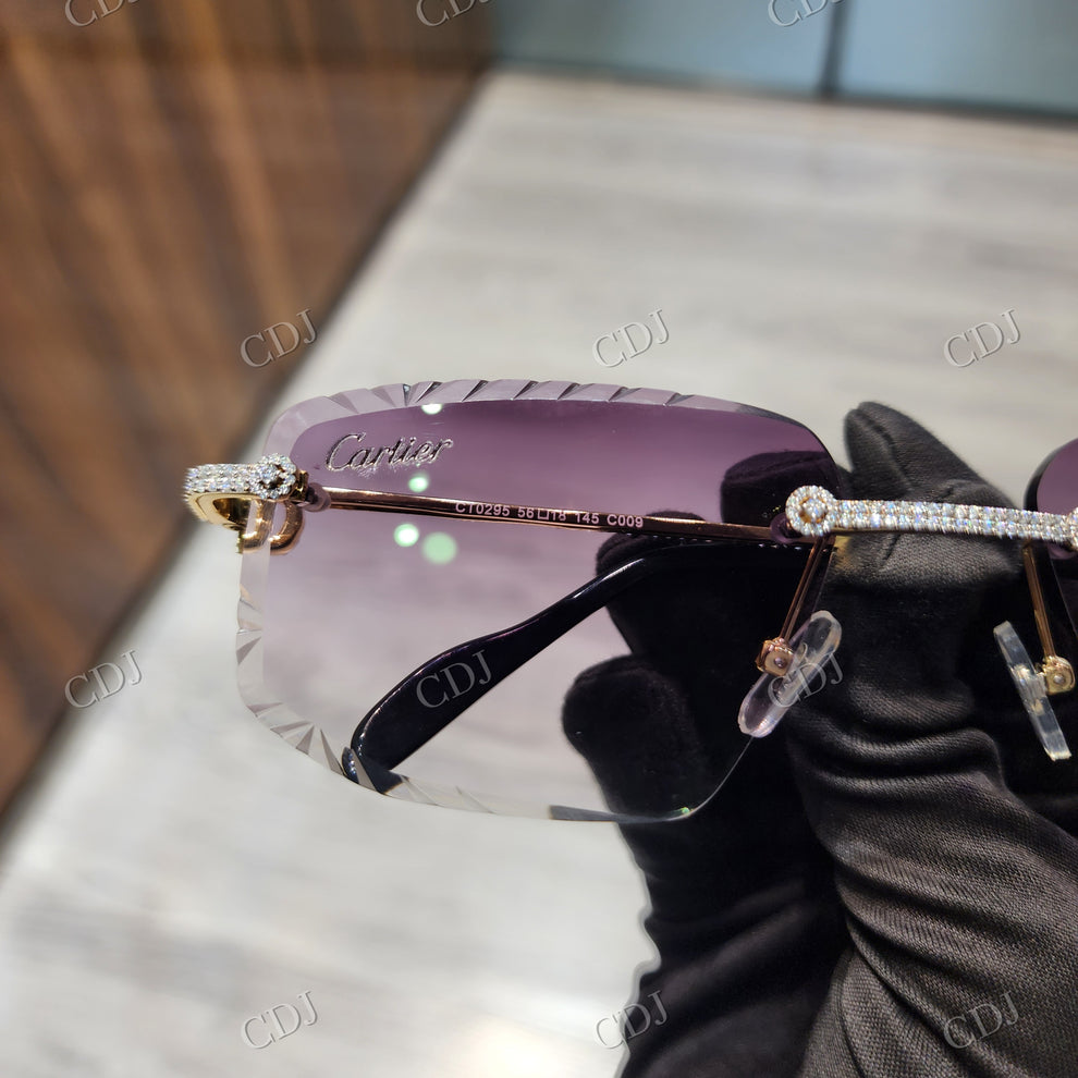 Custom Diamond Glasses