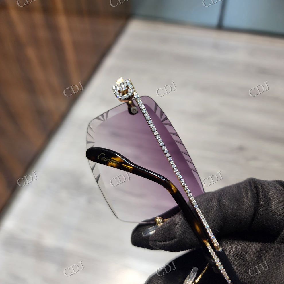 Custom Diamond Glasses