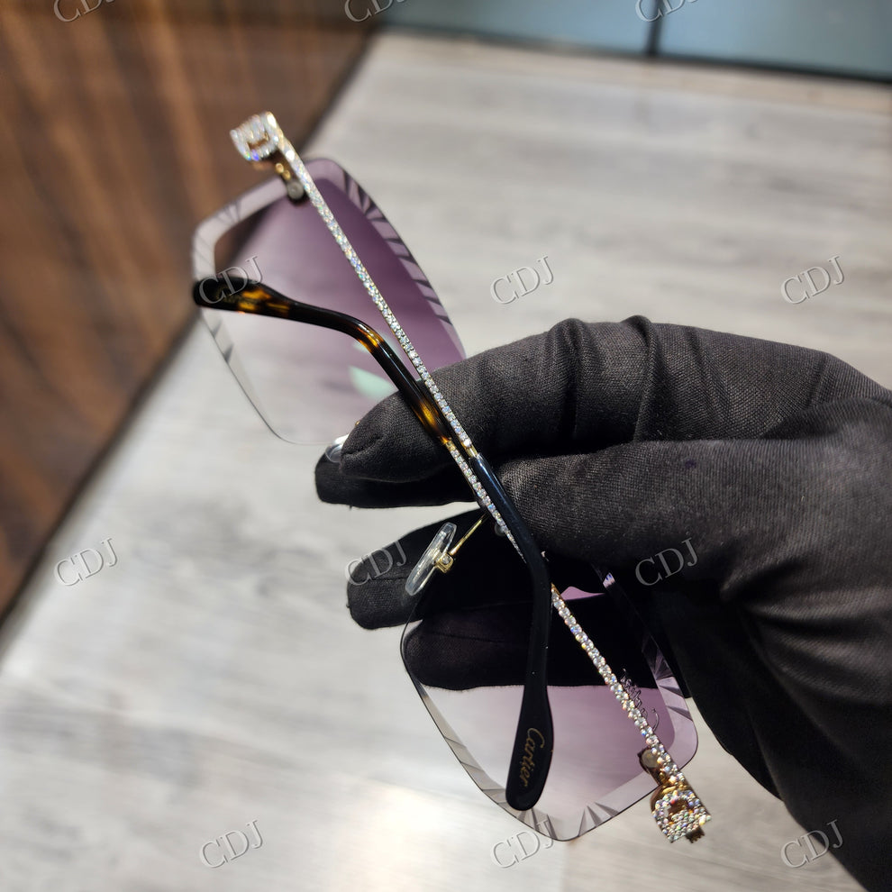 Custom Diamond Glasses