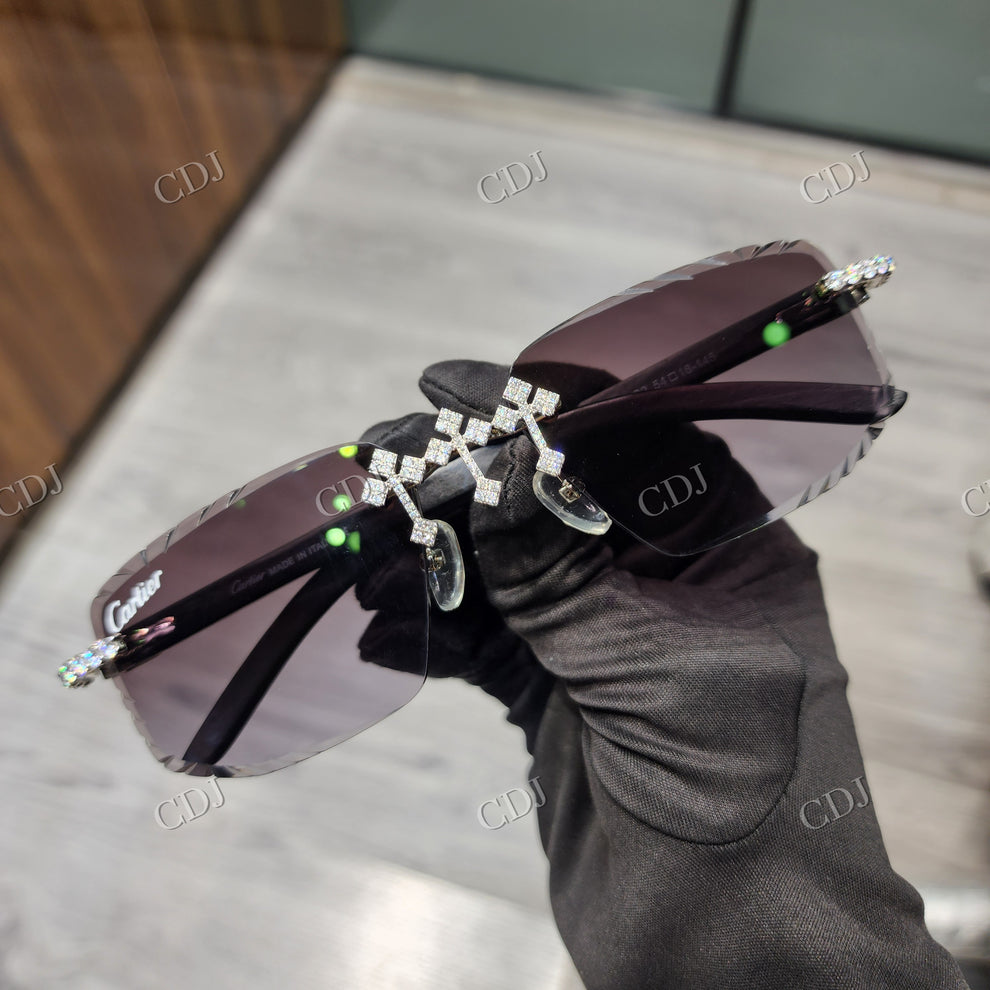 Custom Diamond Glasses