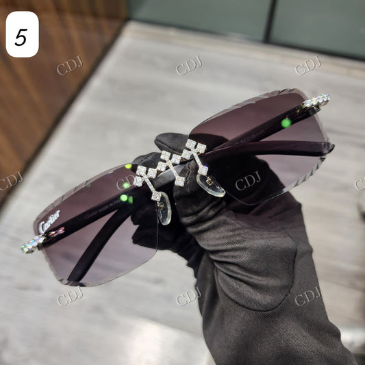 Custom Diamond Glasses